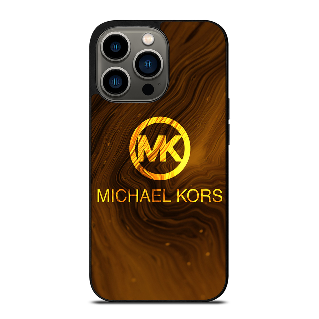 MICHAEL KORS LOGO GOLD iPhone 13 Pro Case